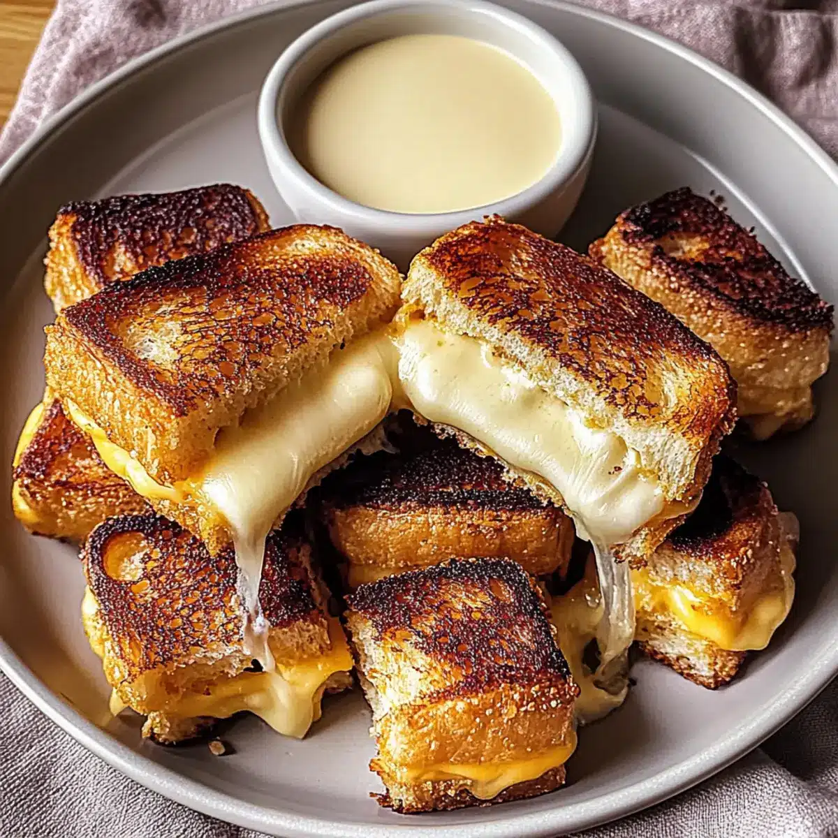 Hawaiian Roll Grilled Cheese