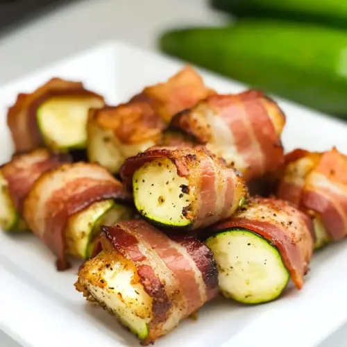 Bacon-Wrapped Zucchini Bites