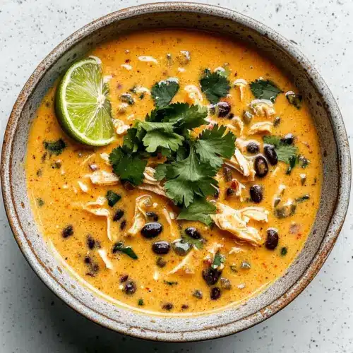 Easy Chicken, Poblano, and Black Bean Soup