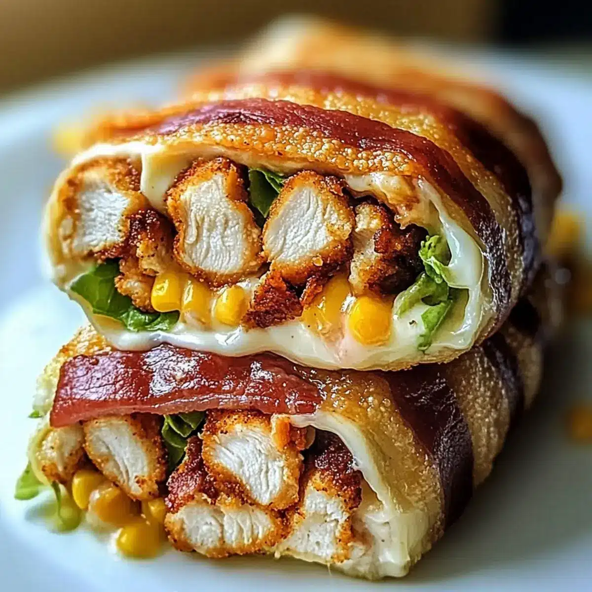 Crispy Chicken Bacon Wrap