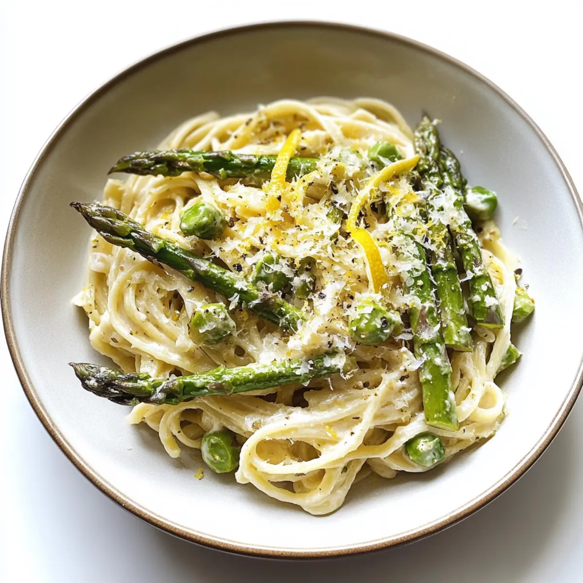 Creamy Asparagus Pasta