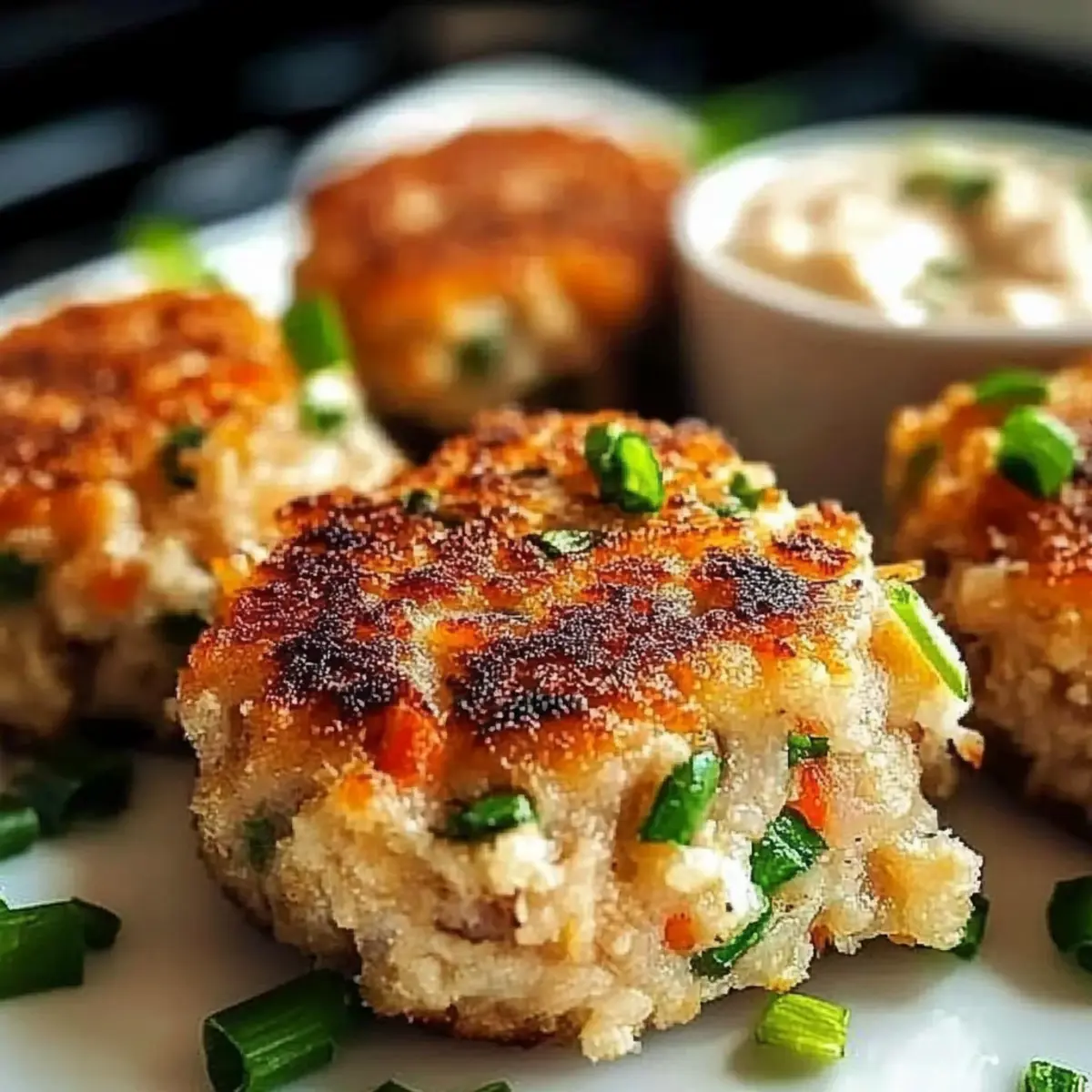 Tuna Cakes with Spicy Mayo