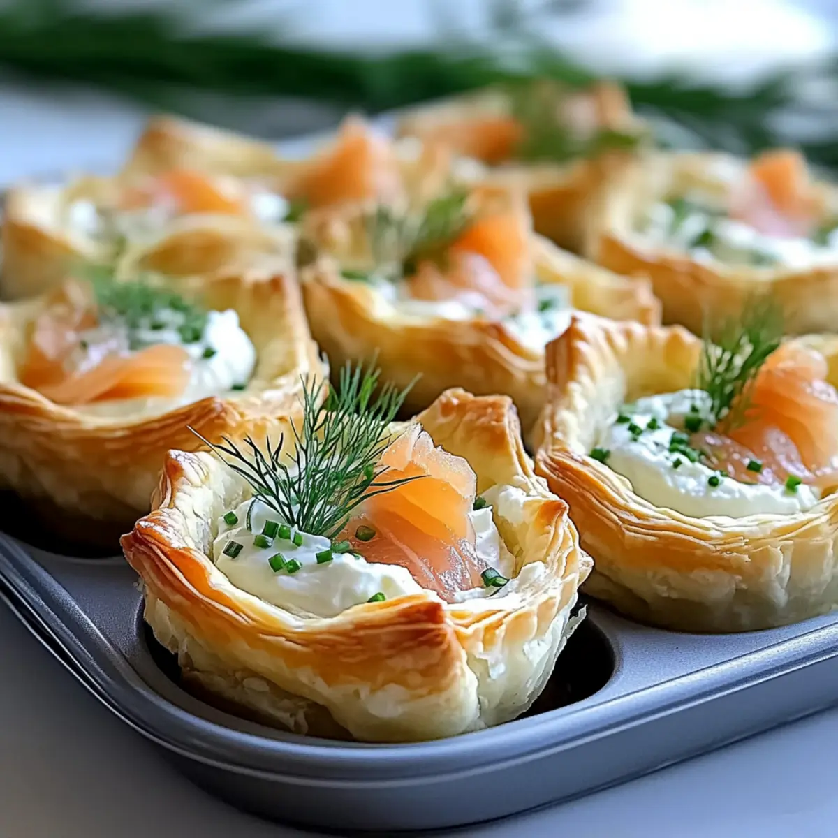 Easter Smoked Salmon Puff Pastry