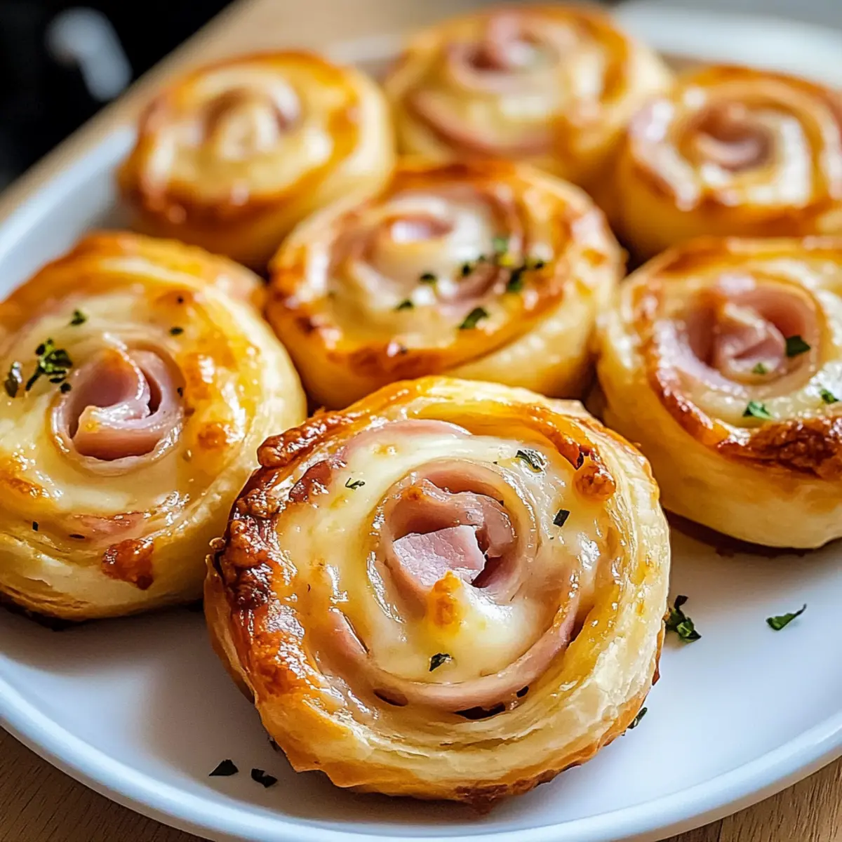Ham and Cheese Pinwheels
