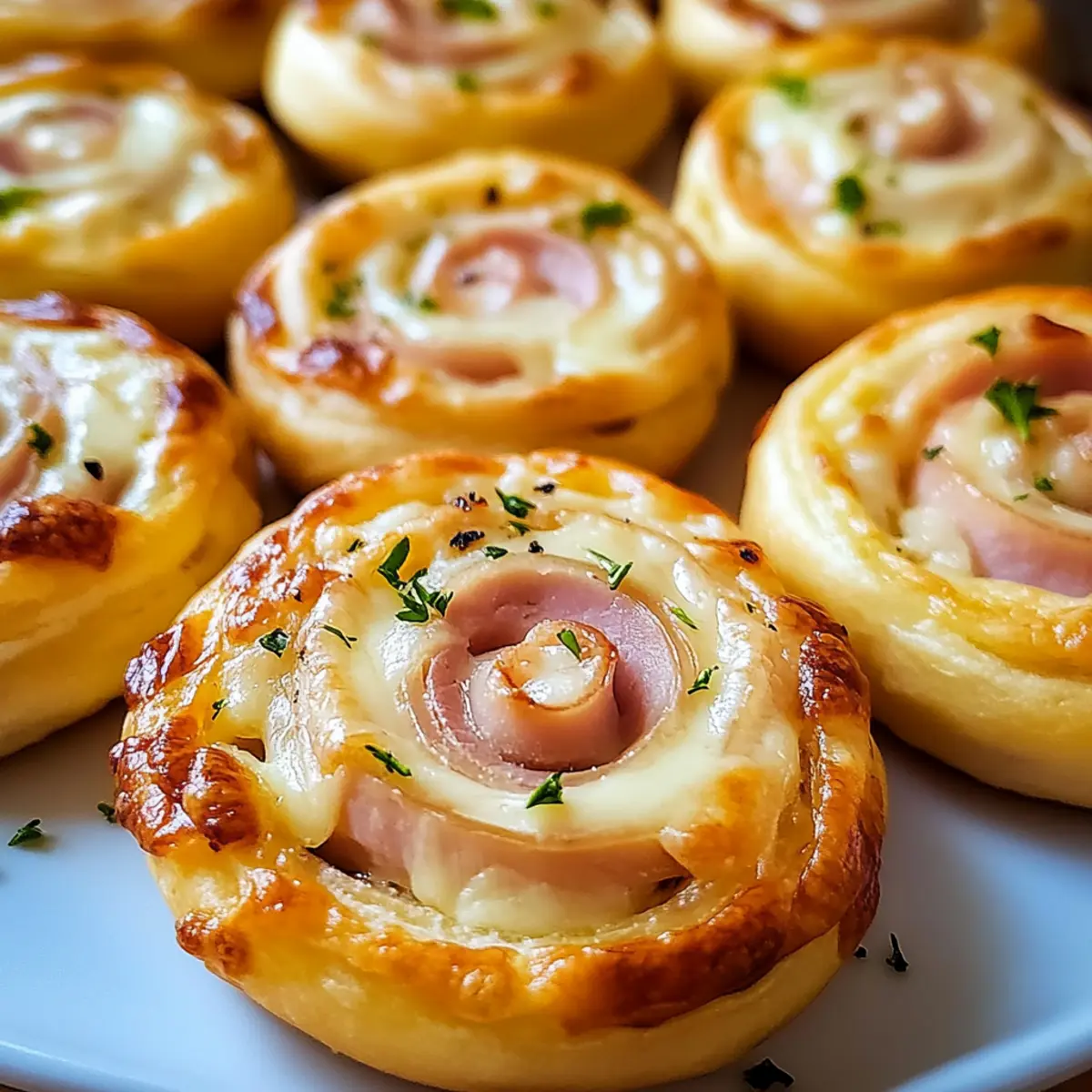 Ham and Cheese Pinwheels