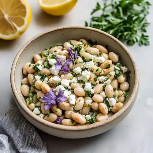 10-Minute Lemon White Bean Salad