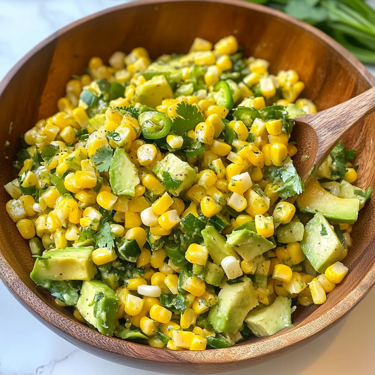 Sweet Corn Avocado Salad