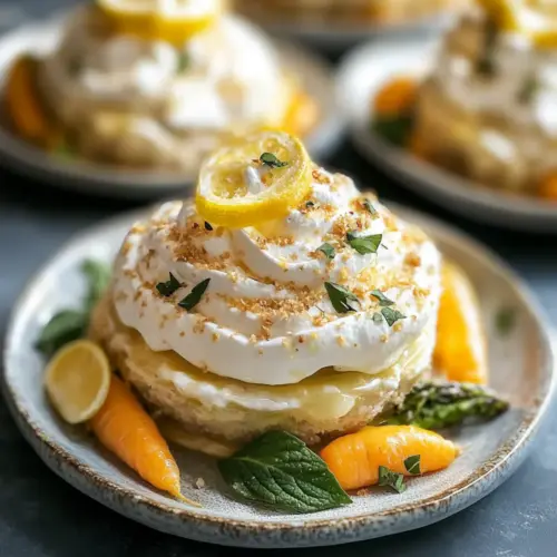 Mini Lemon Curd Pavlovas