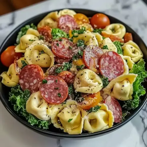 Italian Grinder Tortellini Salad