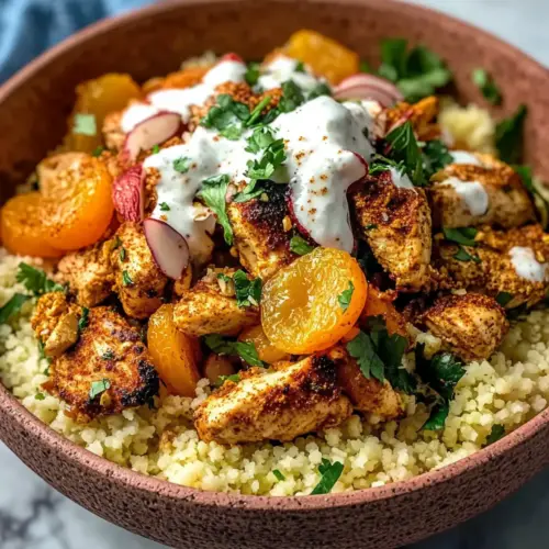 Moroccan Chicken Couscous Bowl