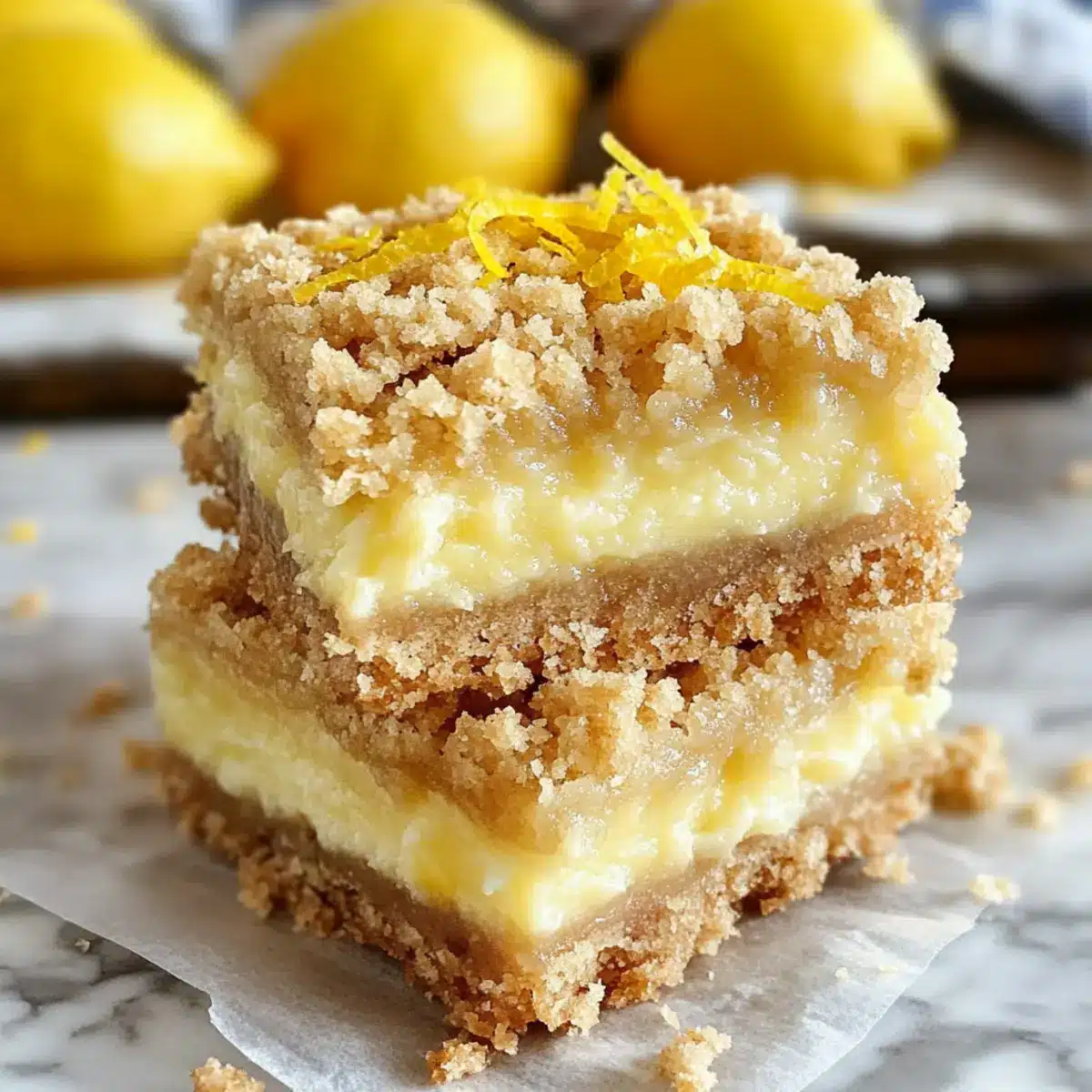 Homemade Lemon Crumb Bars
