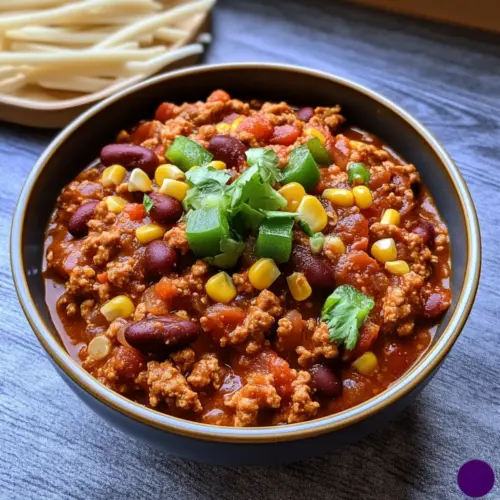 Slow Cooker Ground Turkey Chili