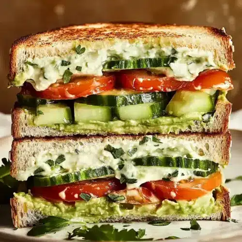 Loaded Cucumber & Avocado Sandwich
