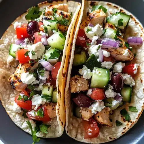 Savor Flavor with Mediterranean Chicken Tacos