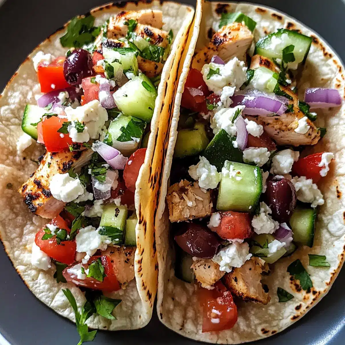 Savor Flavor with Mediterranean Chicken Tacos