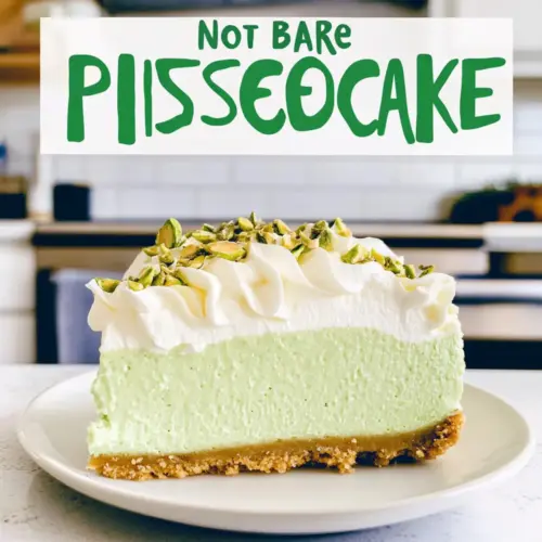 Easy No-Bake Pistachio Cheesecake