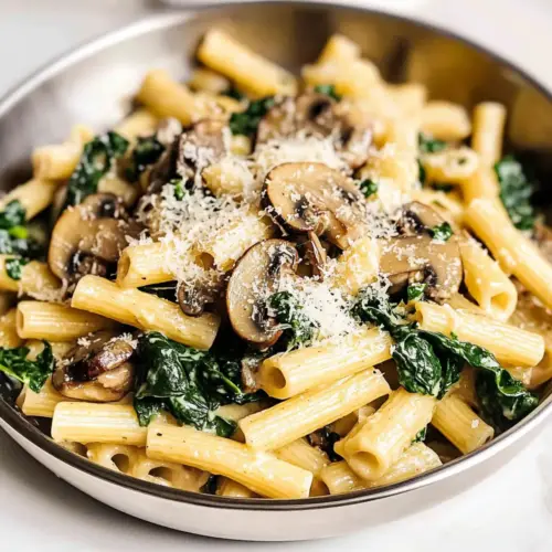 Spinach Mushroom Pasta