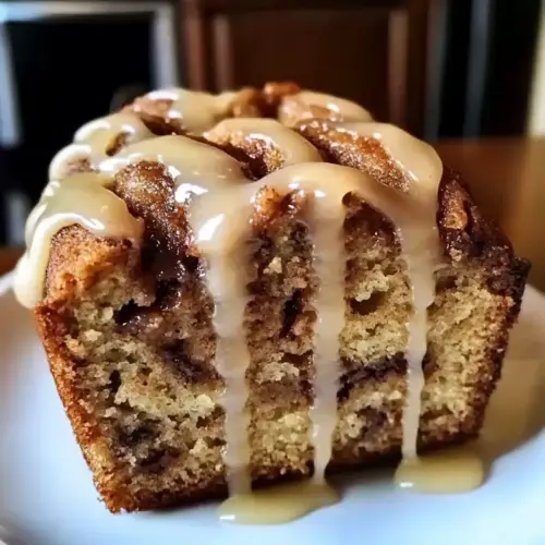 Cinnamon Roll Banana Bread