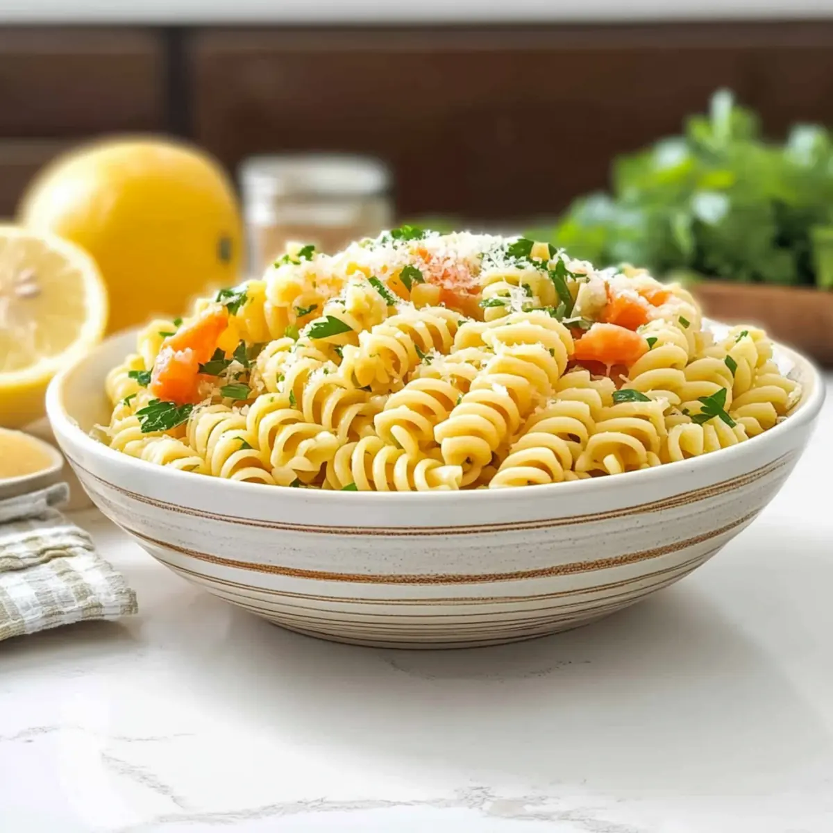 Lemon Parmesan Pasta Salad