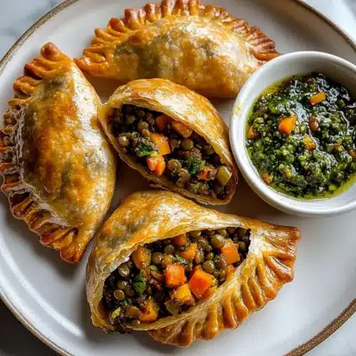 Veggie Vegan Empanadas with Chimichurri