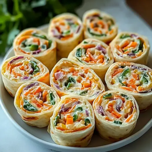 Vegetable Tortilla Roll Ups