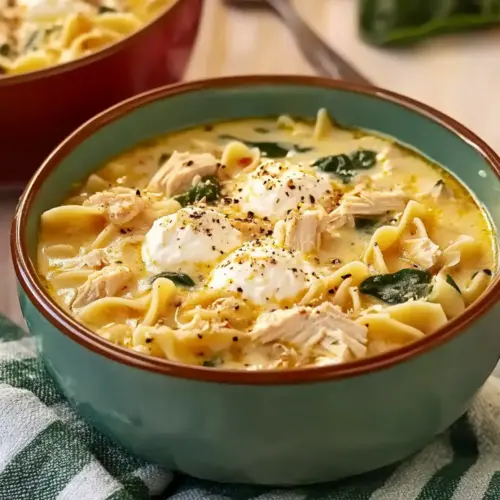 Best Chicken Lasagna Soup