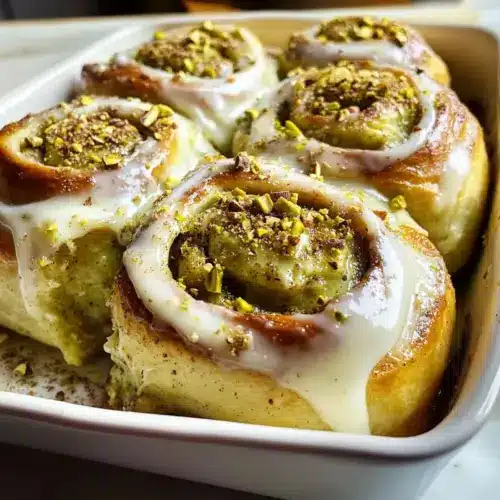 Pistachio Cream Cinnamon Rolls
