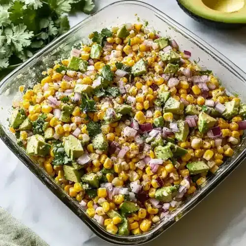Mexican Street Corn Salad with Avocado