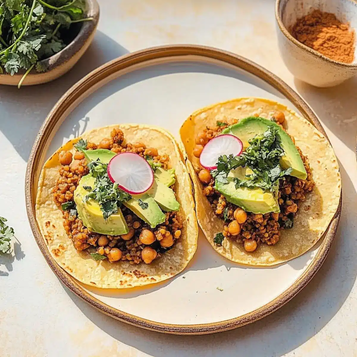 Vegan Chorizo Tacos