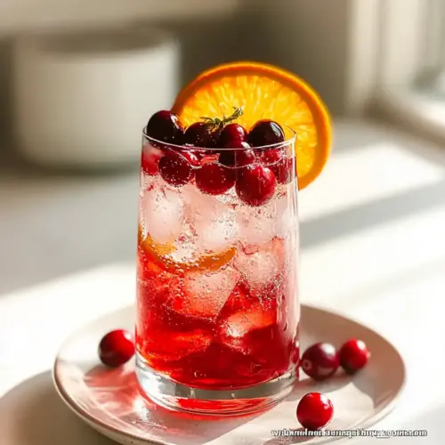 Cranberry Orange Mocktail