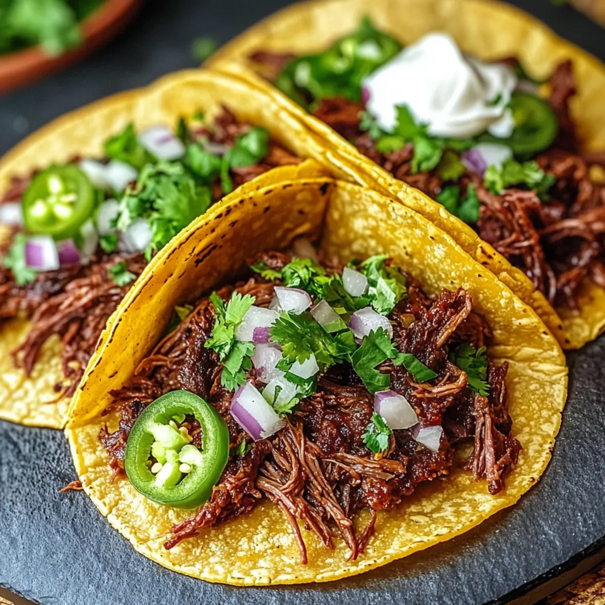 Easy Chuck Roast Tacos
