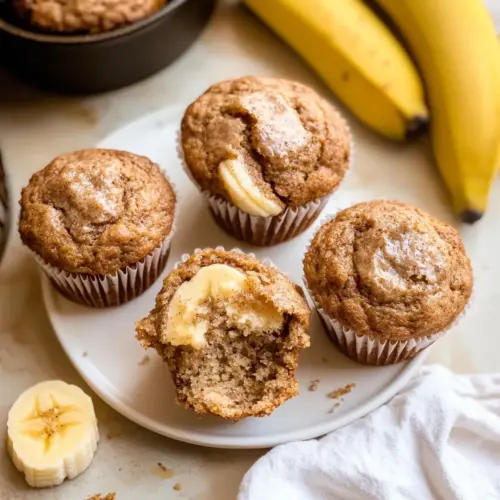 Maple Cinnamon Banana Muffins