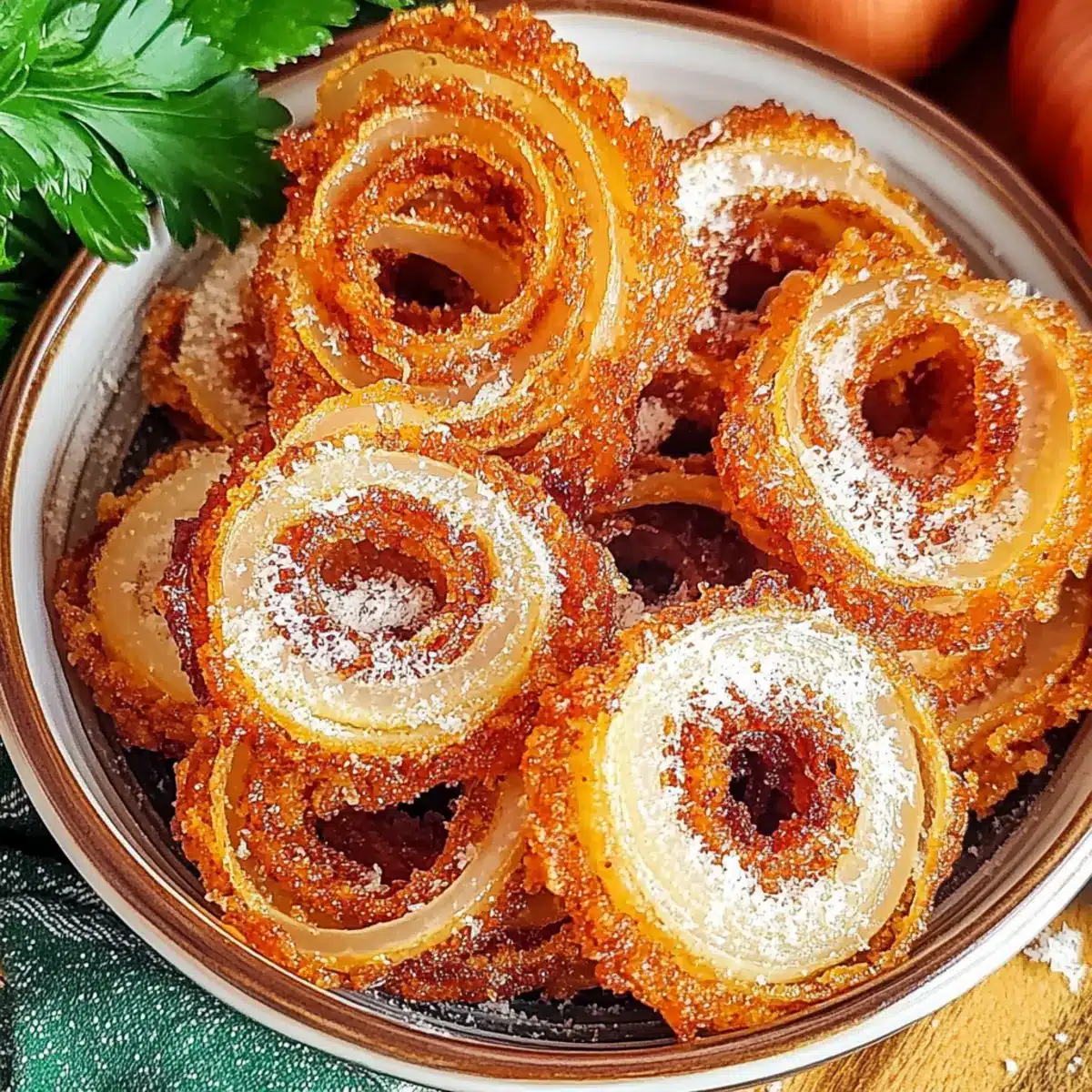 Crispy Onion Ring Chips