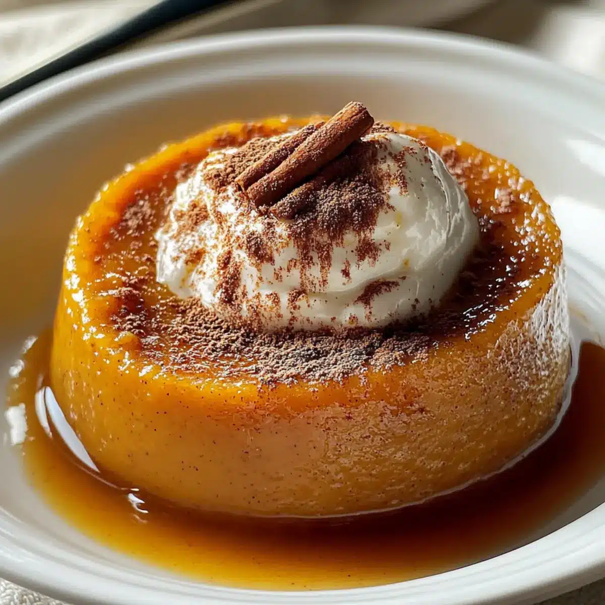 Baked Pumpkin Spice Pudding