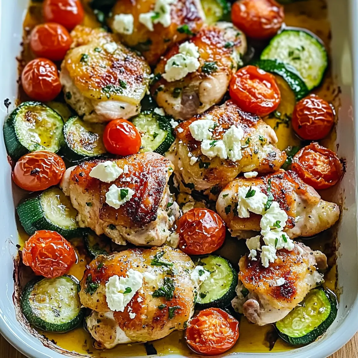Mediterranean Chicken & Zucchini