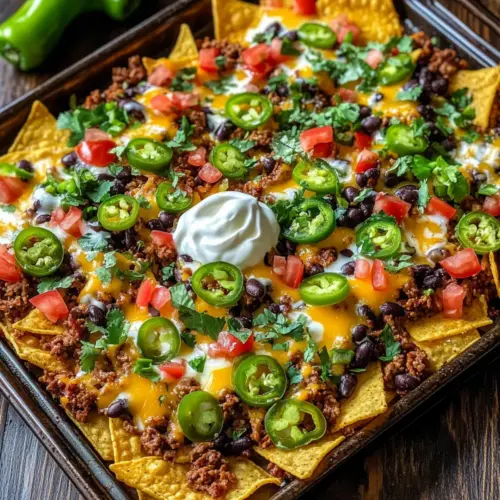 Loaded Sheet-Pan Nachos for a Crowd