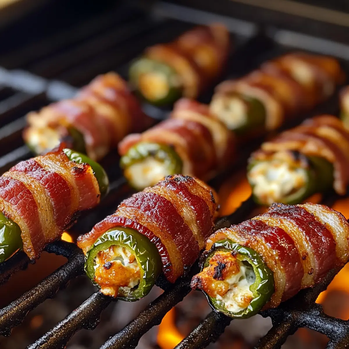 Bacon-Wrapped Jalapeño Poppers on the Grill
