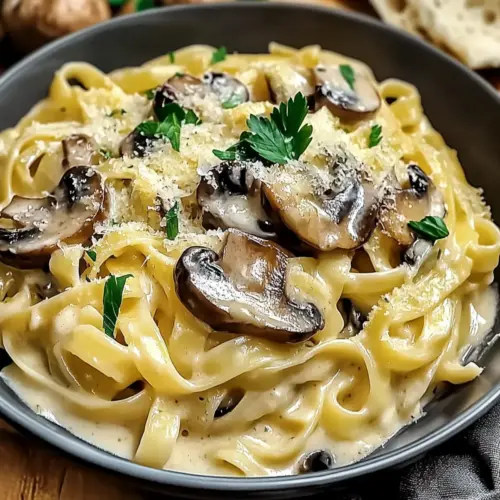 Creamy Mushroom Gruyere Pasta