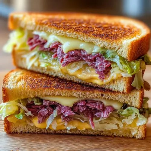 Corned Beef and Cabbage Grilled Cheese