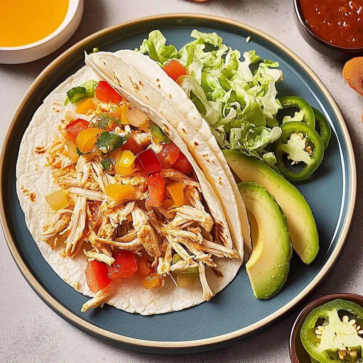 Instant Pot Shredded Chicken Tacos
