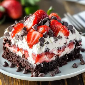 Strawberry Earthquake Cake