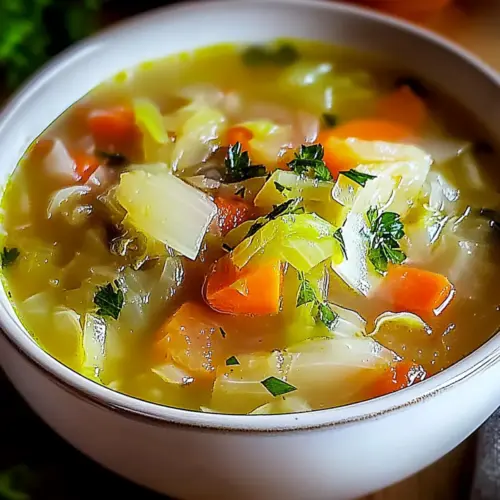 Nourishing Cabbage Detox Soup
