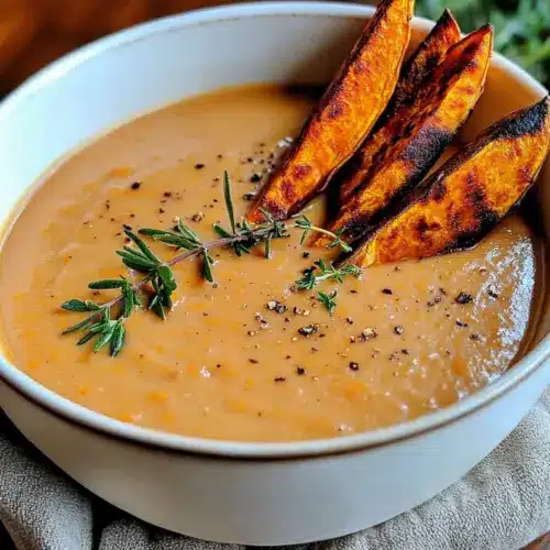 Roasted Italian Sweet Potato Soup